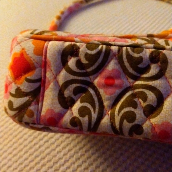 Vera Bradley Knot Just a Clutch Shoulder Handbag Call Me Coral - Picture 4 of 7